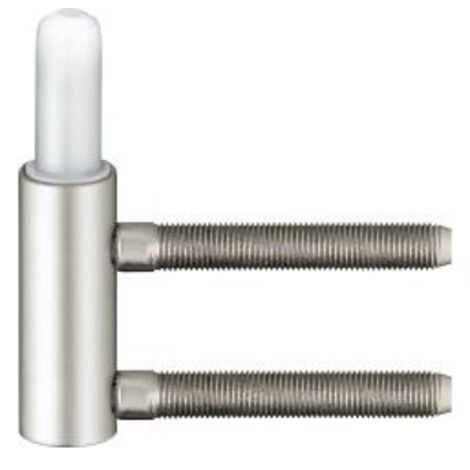 Système fermeture porte V 3400WF nickel – Paumelle pour bois – Variante pivot avec paliers lisses sans entretien – Finition nickel – Simonswerk