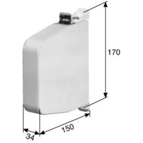 Enrouleur de ceinture à vis PIVO 120502 blanc (1/2)