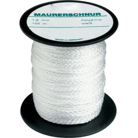 Cordon polyamide 1,2 mm 50 m Blanc