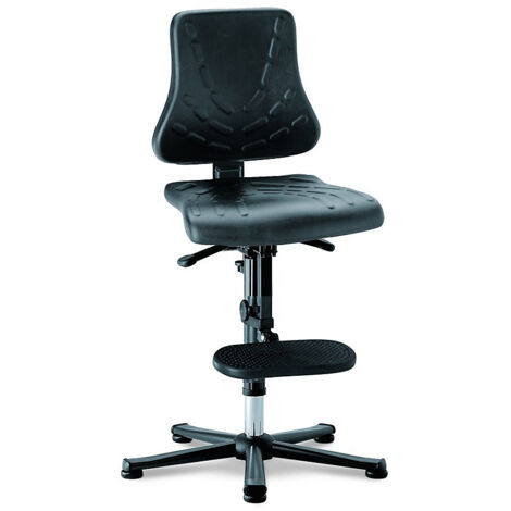Chaise de travail Solitec 3 sur patins avec marchepied 9213-2000 (1/5)