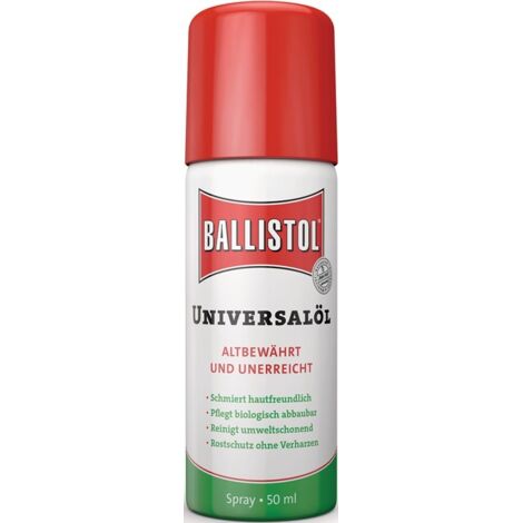 Ballistol huile spéciale 50ml pulvérisation 5 langues (Par 20)