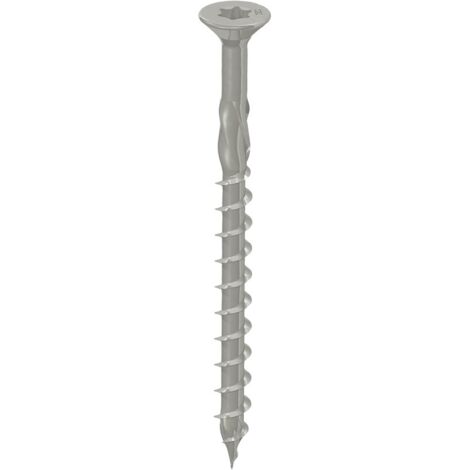 Vis bois HECO-TOPIX - SeKo - TDrive SeKo TD 5,0x 80 zingué Fraisé Filetage partiel (Par 200) (1/2)