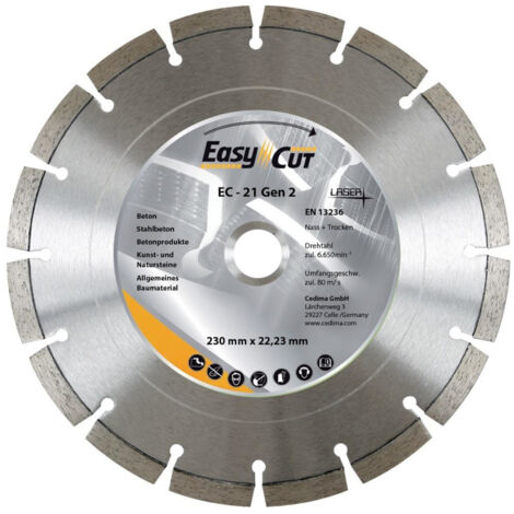 Disque diamant EC-21.2300x2,8x12x20 mm Cedima (1/3)