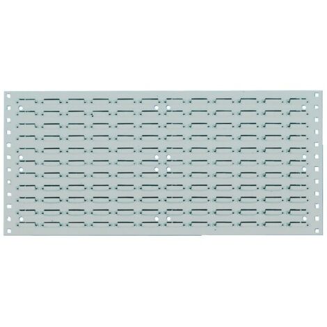Panneau affichage étiquette 1981x457 mm gris RAL 7035 (1/2)