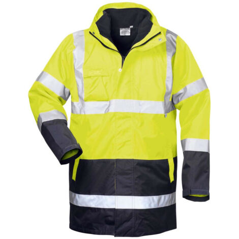 Parka haute visibilité SPENCER Taille 3XL, jaune/marine (1/5)