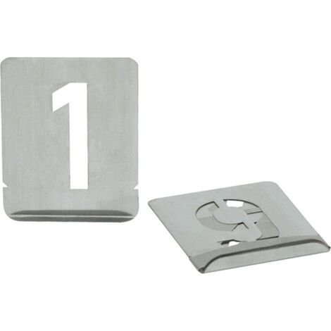 Pochoir chiffres 0-9 SH 50mm Turnus