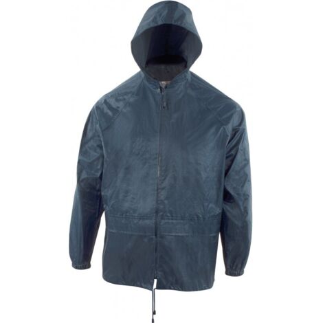 Ensemble de pluie (pantalon/veste), taille L, bleu (1/4)