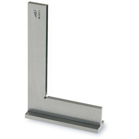 Equerre d'atelier avec butée DIN 875/1m. A. 250x165mm HP