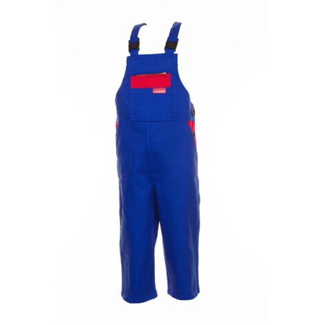Salopette enfant ,100%BW,293g/m2,146/152, /rouge (1/4)
