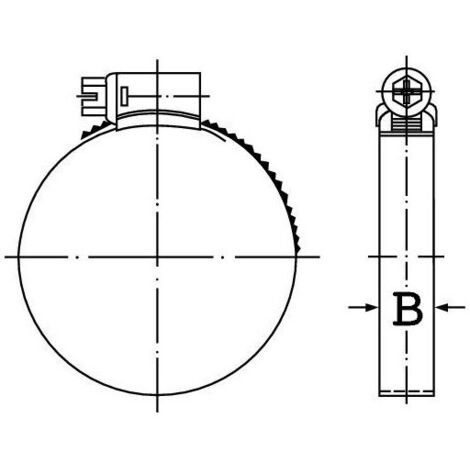 Assortiment De 50 Colliers De Serrage IDEAL 12 Mm - Plages De Serrage 12-70 Mm, Matériau W1