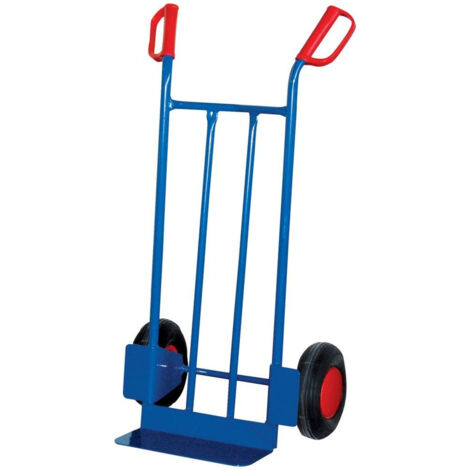 Chariot en acier tubulaire, godet de 250 kg, 150 x 400 mm, air