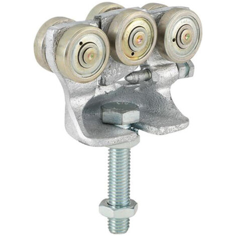 HELM 492 Attache roulante M16 x 70, réglable en hauteur