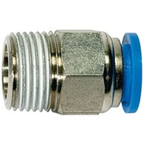 Raccord enfichable droit B-Ser.R1/4 en matire plastique D4