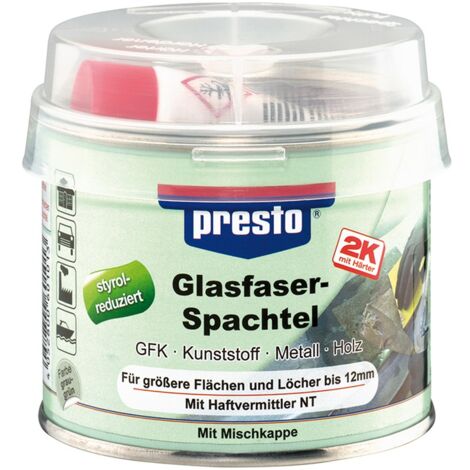 Résine polyester, mastic 250 g - Presto