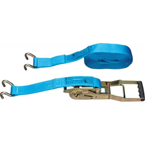Sangle d'arrimage 'Š¢ levier long 10 m 50 mm, 5 T, crochet en U (1/2)