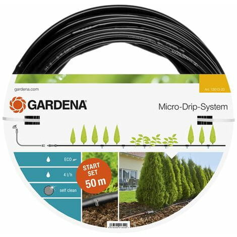 Kit d'arrosage goutte-à-goutte GARDENA pour rangées de plantes L 13013-20