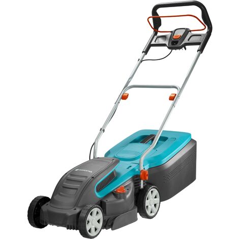 GARDENA Tondeuse électrique PowerMax™ 1400/34. Tondeuse filaire. 400m². 1400W. Largeur de coupe 34 cm. Bac 40L. (5034-20). (1/5)