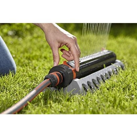 Gardena 01973-20 Comfort - 250/2 Arroseur oscillant Aquazoom Gris/Orange Plastique 30 x 20 x 20 cm