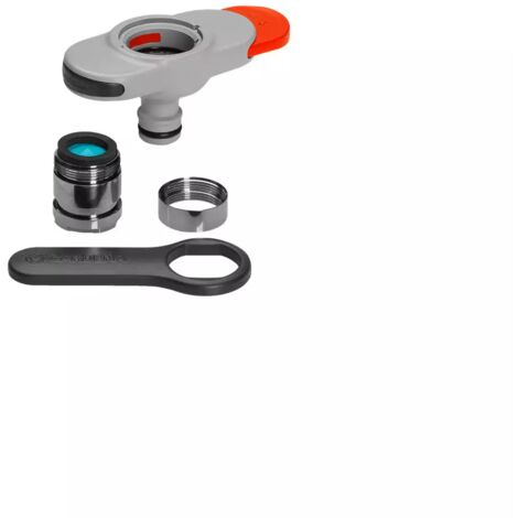 Adaptateur pour robinet d'intérieur – Filetage M 24 x 1 femelle et M 22 x 1 mâle – Compatible avec accessoires GARDENA