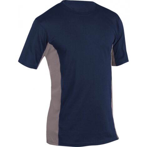 T-shirt marine/gris clair Taille L (1/4)