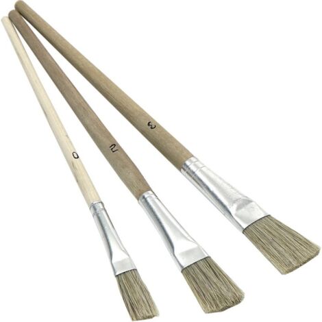 Pinceau Set 3 pièces taille 0, 2, 3 (1/2)