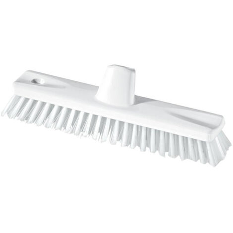 Balai brosse HACCP longueur 300 mm épaisseur des poils 0,50 mm blanc (1/2)