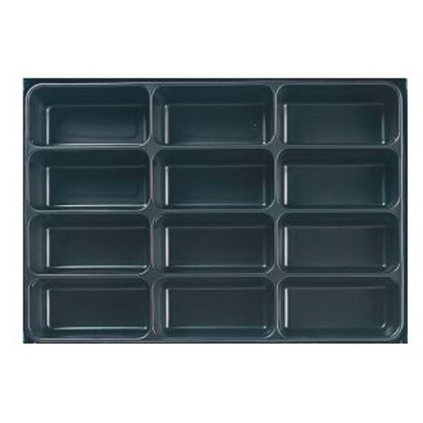 Coffret de montage E-NORM vide, 12 compartiments (1/4)