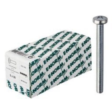 Vis a tete cylindrique DIN 7985 4.8 HDG -H M6x60 KP E-NORMpro (Par 50) (1/4)