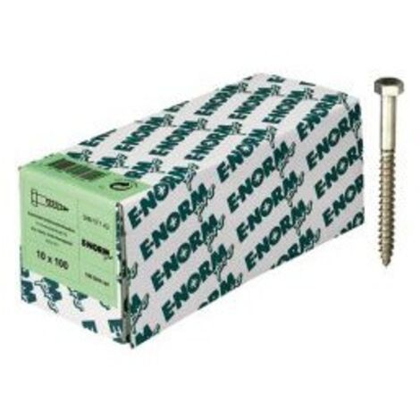 Vis a bois DIN 571acier inoxydable A2 10x50 HP E-NORMpro (Par 100) (1/4)