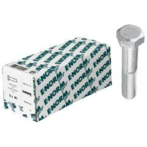 Boulons DIN 931 8.8 HDG M8x90 HP E-NORMpro (Par 100) (1/3)