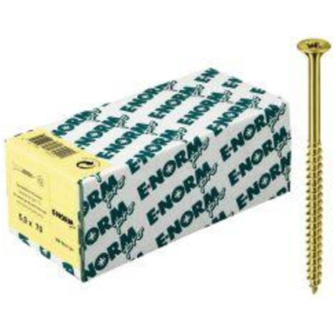 Vis agglo SPS SeKo galvanisé Jaune Filetage partiel PZD 4,0x 50/30 E-NORMpro (Par 500) (1/3)