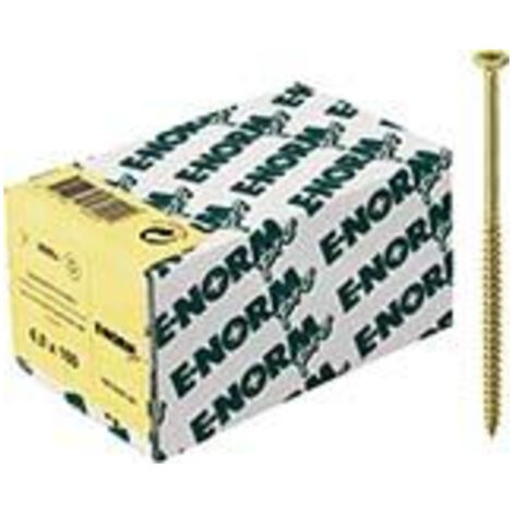 Vis agglo SPS SeKo galvanisé Jaune Filetage partiel ISR6,0x110/60 E-NORMpro (Par 50) (1/3)