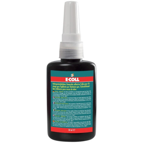 Colle pour filetage gaz 50g E-COLL (Par 10) (1/5)
