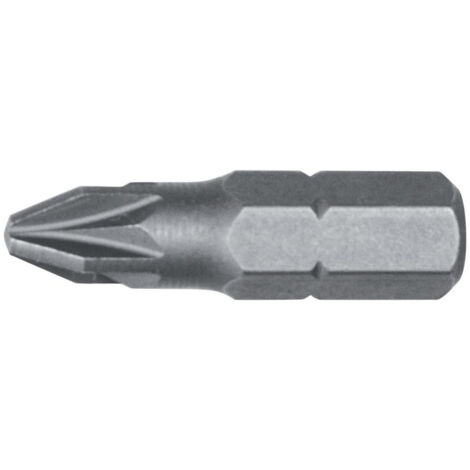 Embout 1/4" DIN3126 C6,3 PZ 2x25mm a10 pièces.FORTIS (1/3)