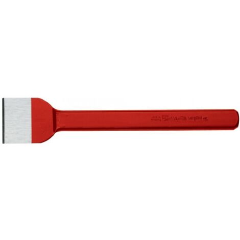 Fortis – Ciseau à pierre 50 mm – Acier au chrome vanadium – Tête d'impact trempée – Finition nette sans éclat