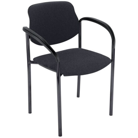 Sige visiteur STYL avec accoudoir noir/bleu (1/2)