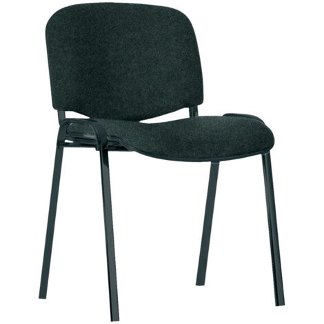 Chaise visiteur ISO noir/anthracite (1/3)