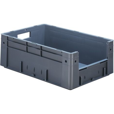 Caisse de transport gerbable VTK 600/210-4 rouge (Par 2) (1/2)