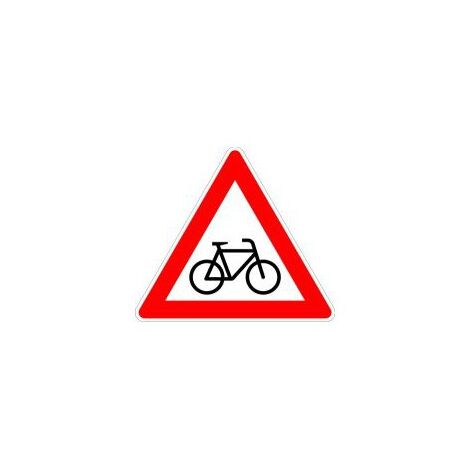 Panneau VKZ .138-20 Dreieck 900mm Vélo (gauche) (1/2)