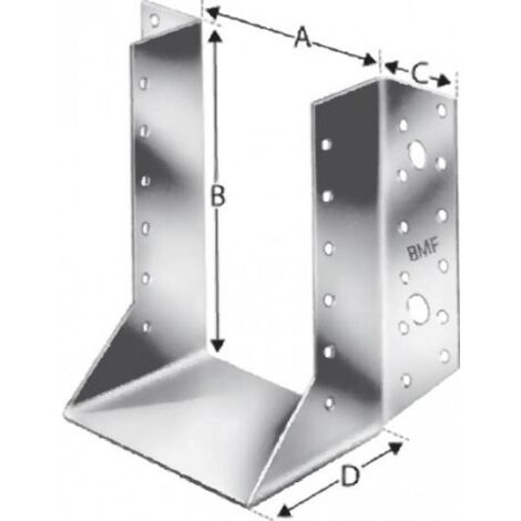 Sabot de charpente exterieur BSN60x100 SST (Par 50)