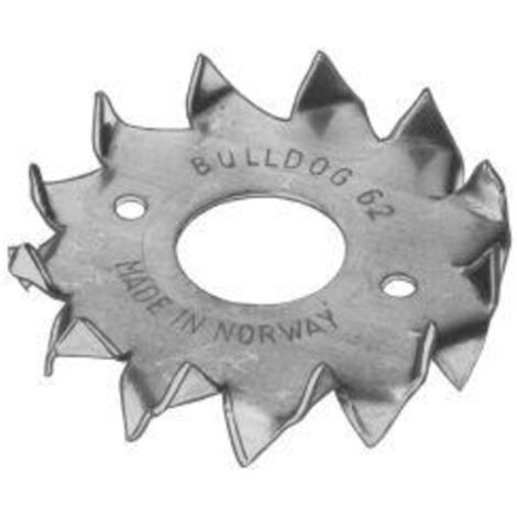 Crampon Bulldog double denture C1-C5 Ø95x33 mm - Forme ronde - Boite de 40