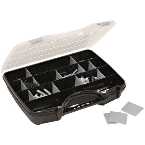 Mallette tout usage 46 noir-argent 388 x 290 x 61 (1/3)