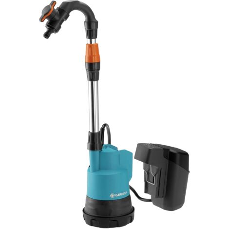 Gardena – Pompe de surface sans fil 18V – Débit 2000L/h – Pression max 2 bars – Hauteur de refoulement 20m – Protection fonctionnement à sec (1/10)