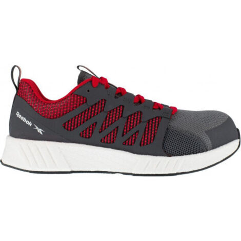 Chaussure de sécurité Fusion Flexweave Work S1 P38 gris/rouge/blanc REEBOK
