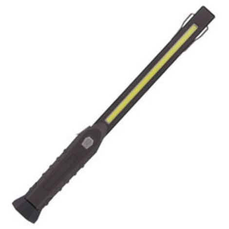 Baladeuse de chantier LED 3 W 300 lm – 90970403 – Rechargeable avec chargeur USB – Boîtier robuste avec crochet et pied magnétique – REV - Q729552