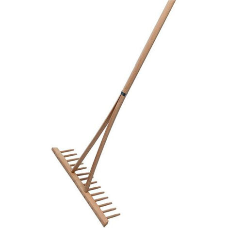 Râteau Extensible Corona GT 3050 - Manche Aluminium Réglable 45,7 à 81,3 Cm, Tête Traitée Thermiquement