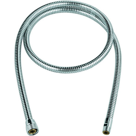 Grohe – Tuyau flexible de douche 1750 mm – Métal robuste – Filetage sortie standard – Pour installations professionnelles (1/2)