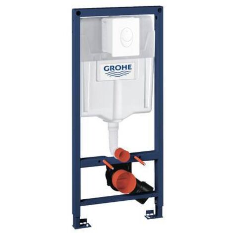 GROHE Set WC Rapid SL 387641 BH 1,13m avec plaque de commande Skate Air alpinweiß, 38764001 (1/4)