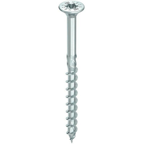 Vis HECO-TOPIX-plus SeKo TD 6.0 x 260 TG fraisée TD Galvanisé bleu T25 (Par 100) (1/3)