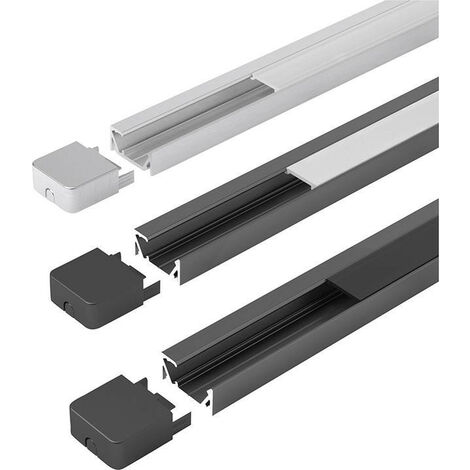 Profil ChannelLine G1 opal L3m Alu-+ profil de couverture